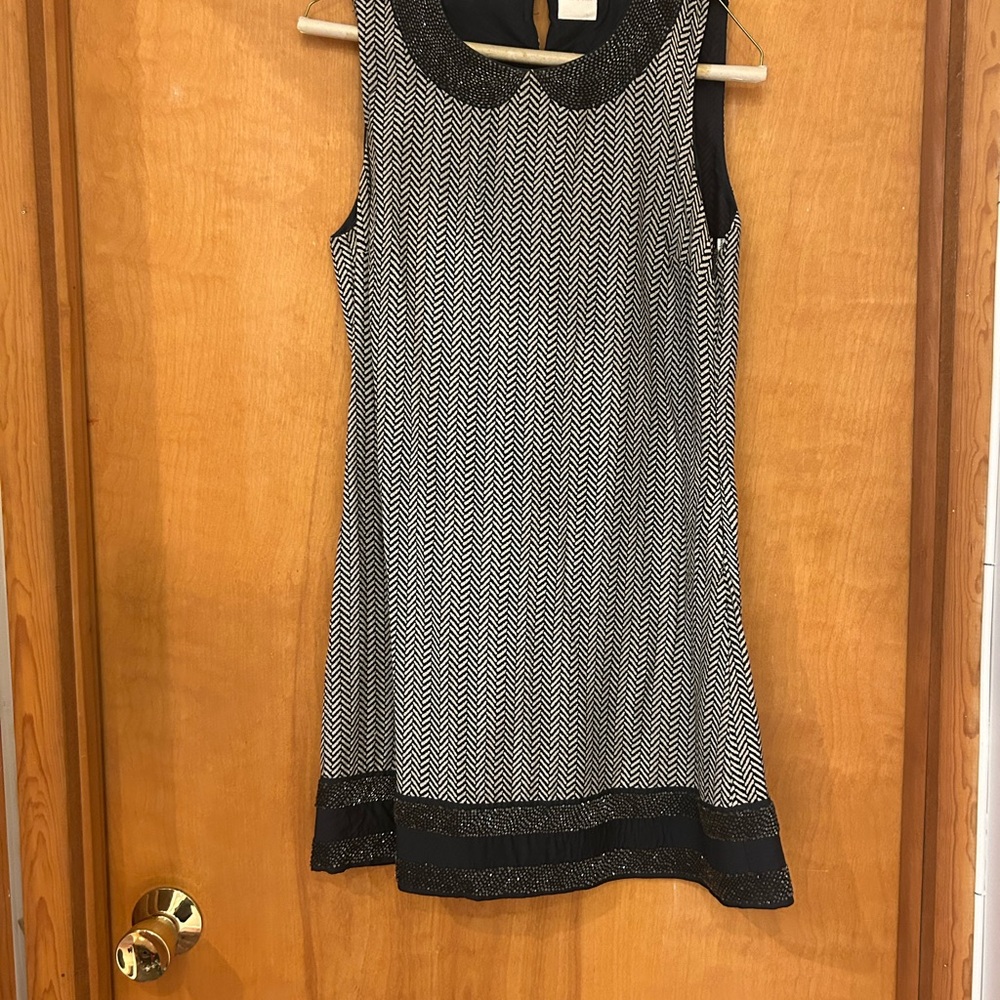 Sleeveless Beaded Mini Dress